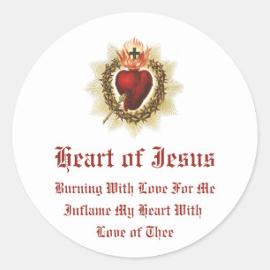 Heiliges Herz von Jesus Stickers