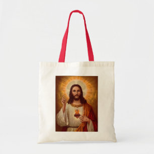 Heiliges Herz von Jesus Tragetasche