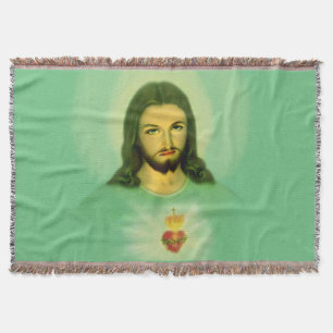 Heiliges Herz von Jesus-Wurf-Blanket Decke