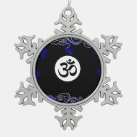 Heiliges hindisches Om-Symbol-Blau