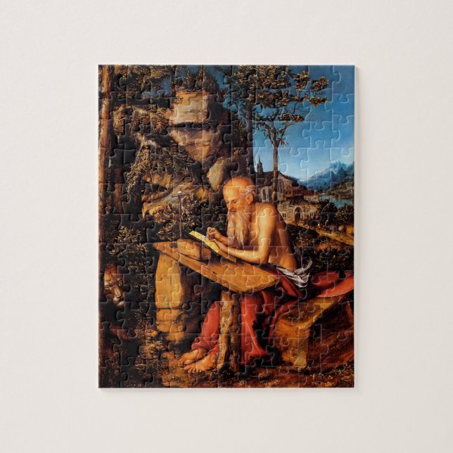 Heiliges Jerome durch Lucas Cranach das Älteste (Vertikal)