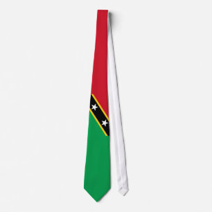 Heiliges Kitts und Nevis-Flagge Krawatte