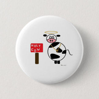 Heiliges Kuh-Abzeichen Button