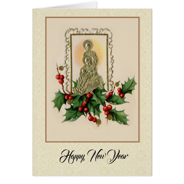 Heiliges neues Jahr Familien-Jesuss Mary Joseph (Vorne)