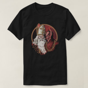 Heiliges Nicholas und Krampus T-Shirt