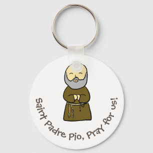 Heiliges Padre Pio Schlüsselanhänger