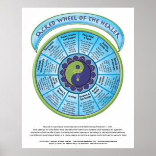 Heiliges Rad des Heilers Poster