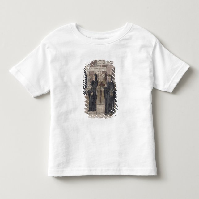 Heiliges Robert und verschiedener Benediktiner Kleinkind T-shirt (Vorderseite)