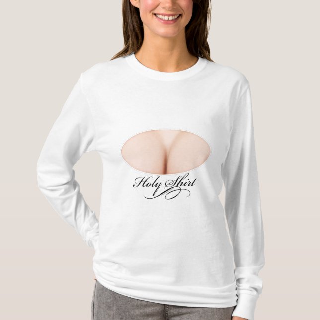 Heiliges Shirt (lustiges Spaltungs-Shirt) (Vorderseite)