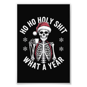 Heiliges Shirt Was ein Jahr Weihnachten Spaß Skele Fotodruck