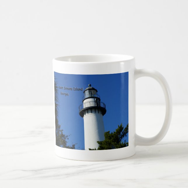 Heiliges Simons Insel Kaffeetasse (Rechts)