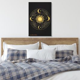 Heiliges Solis Mandala Kunstleinwand Leinwanddruck