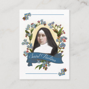Heiliges St. Paulina der Diabetiker/der Visitenkarte