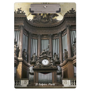 Heiliges Sulpice Organ, Paris Klemmbrett