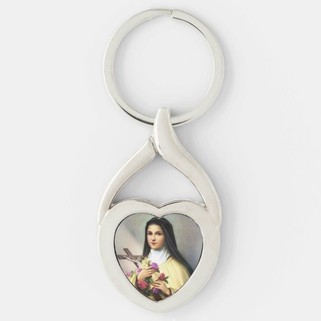Heiliges Therese der kleine Schlüsselanhänger (Vorderseite)