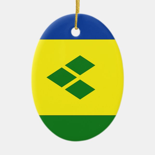 Heiliges Vincent Keramik Ornament (Vorne)