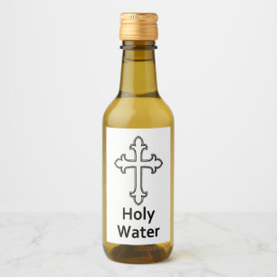 Heiliges Wasserkreuz Weinetikett