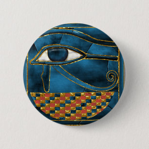 Heiliges Wedjat-Auge des Horus Button
