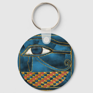 Heiliges Wedjat Auge von Horus Schlüsselanhänger