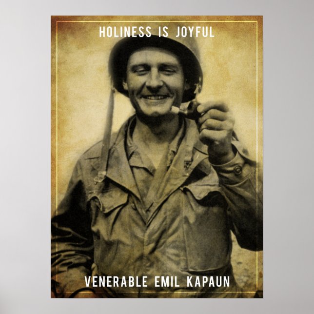 Heiligkeit - Ehrwürdiger Emil Kapaun Poster (Vorne)