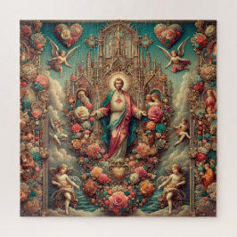 Heiligstes Herz Jesu Florale Barockkunst