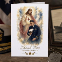 Heiligstes Herz Jesu katholische Navy-Würdigung