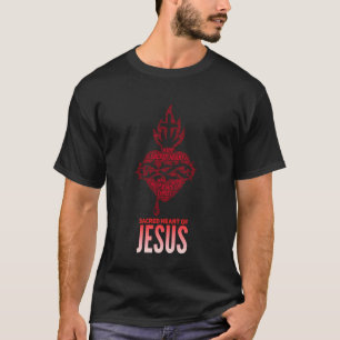 Heiligstes Herz Jesu Traditioneller Katholik 1 T-Shirt