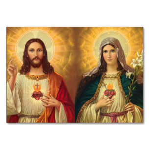 Heiligstes Herz Jesu und Mariä Tischnummer