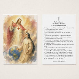 Heiligstes Herz verspricht Hl. Margareta Maria Hei