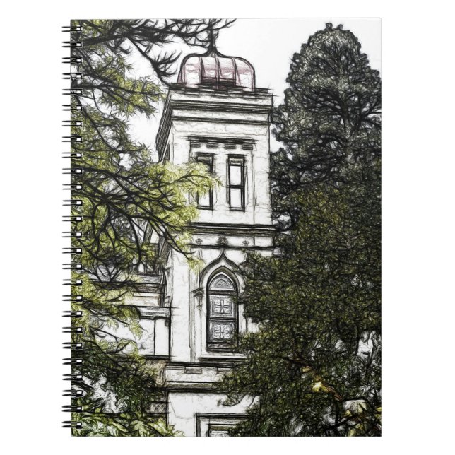 Heiligtum inmitten der Bäume Notizblock (Vorderseite)