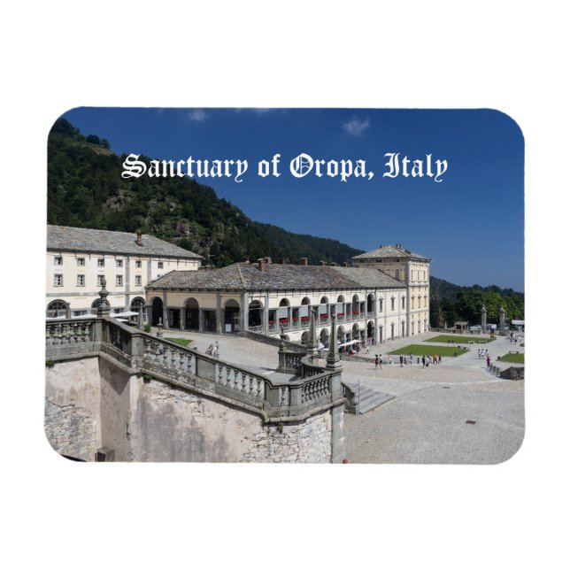 Heiligtum Oropa, Piemont, Italien Magnet (Horizontal)