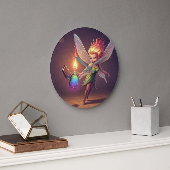 HeilkräuterBrautparty Große Wanduhr (Büro)