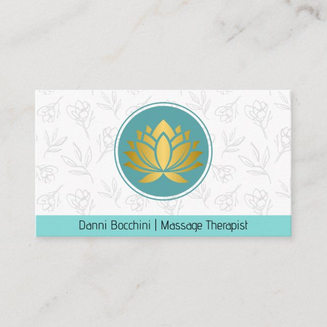 Heilkunst/ Massage/ Wellness/Yoga Visitenkarte (Vorderseite)