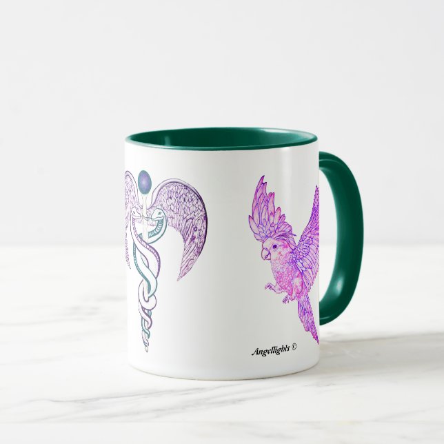 Heilparaket Tasse (VorderseiteRechts)