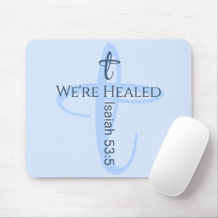 Heilt durch Jesus Bible Verse Christlicher Glaube Mousepad