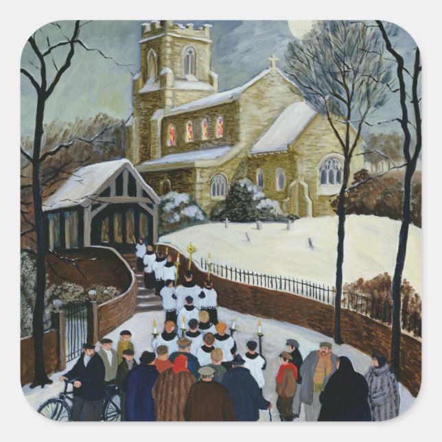 Heiltag Quadratischer Aufkleber (Vorderseite)