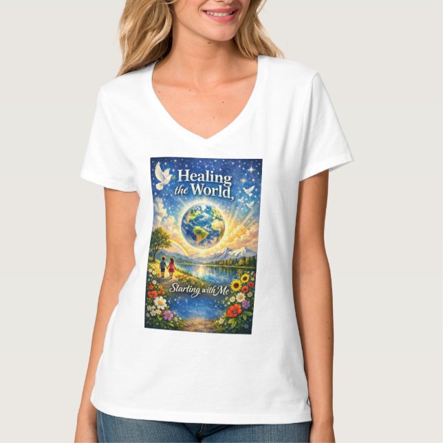 Heilung beginnt bei mir T-Shirt (Vorderseite)