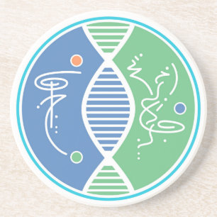 Heilung des inneren Kreises Symbol auf einem Unter Getränkeuntersetzer