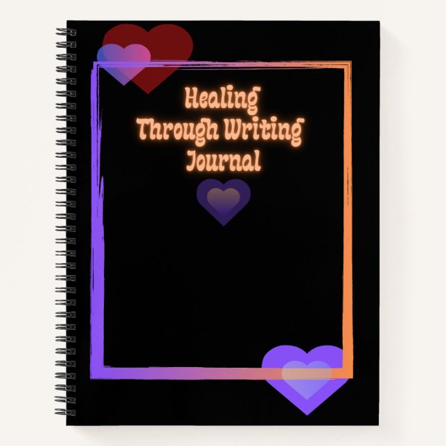 Heilung durch das Schreiben von Spiral-Notebook Notizbuch (Vorderseite)