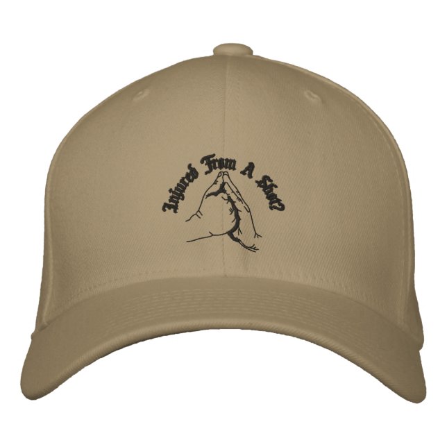 Heilung durch Liebe bestickter Hut NB (Vorderseite)