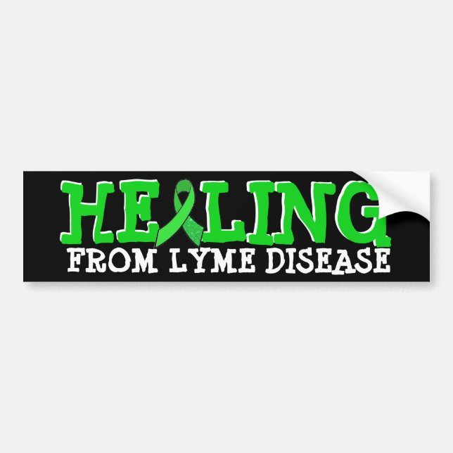 Heilung durch Lyme-Autoaufkleber Autoaufkleber (Vorne)