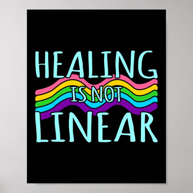 Heilung ist keine lineare Sensibilisierung für psy Poster (Vorne)