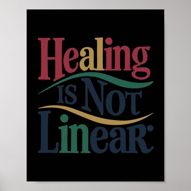 Heilung ist nicht linear poster (Vorne)