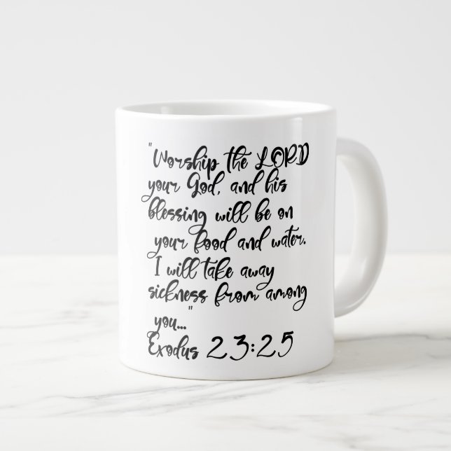 Heilung - Jumbo-Tasse (Vorderseite Rechts)