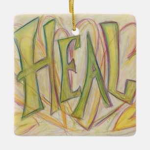 Heilung Kunst, Dichtung und Musik Keramikornament