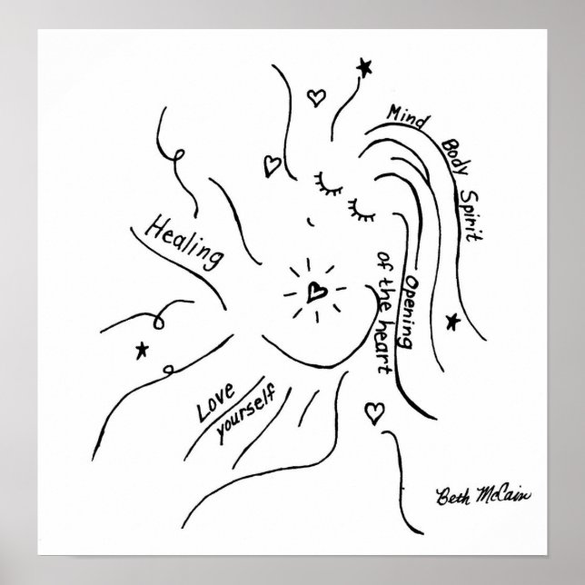 'Heilung'-Leinwand Poster (Vorne)