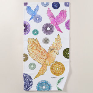 Heilung Parakeet Beach Handtuch