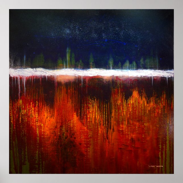 Heilung von Farben Kunsttherapie Kunst, Dichtung u Poster (Vorne)