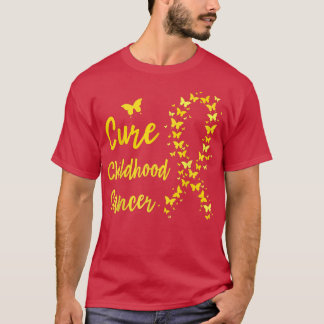 Heilung von Krebs im Kindesalter Bekanntheit Gold  T-Shirt