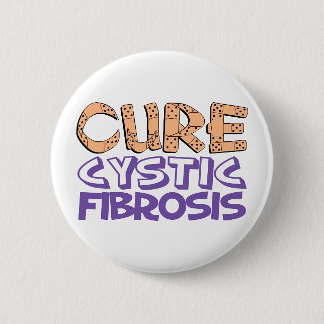 Heilung zystischer Fibrose Button (Vorderseite)